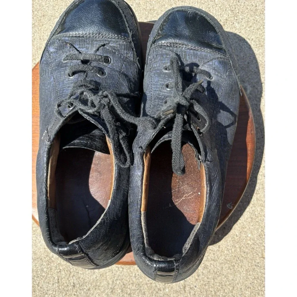 Finn Comfort Shoes Sneakers Womens 7.5 Blue Casual Lace Oxford Leather Germany